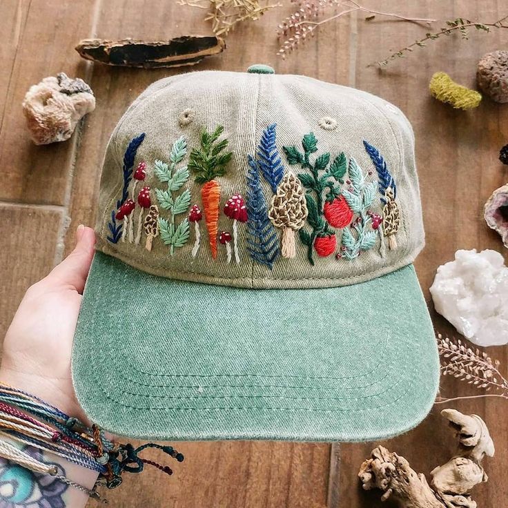 hat embroidery